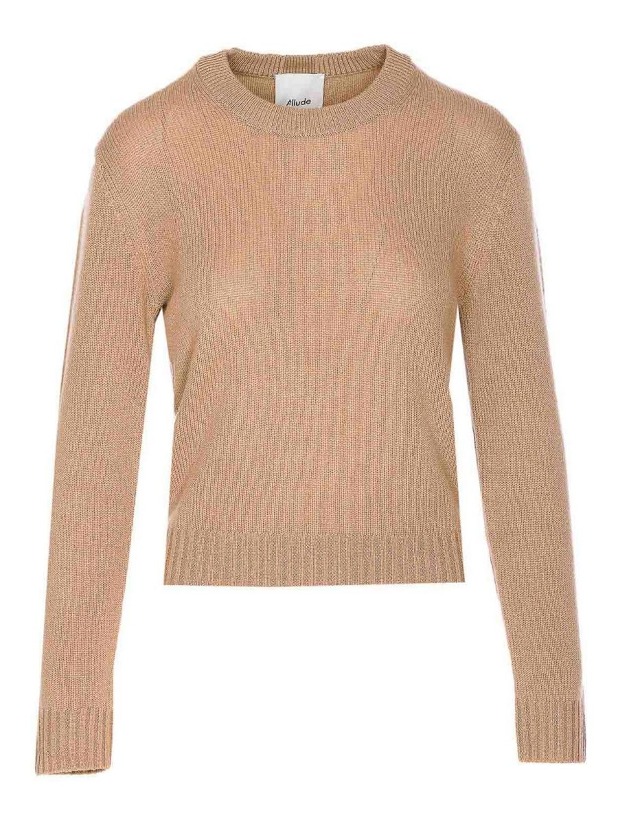 Allude Pull Col Rond - Beige