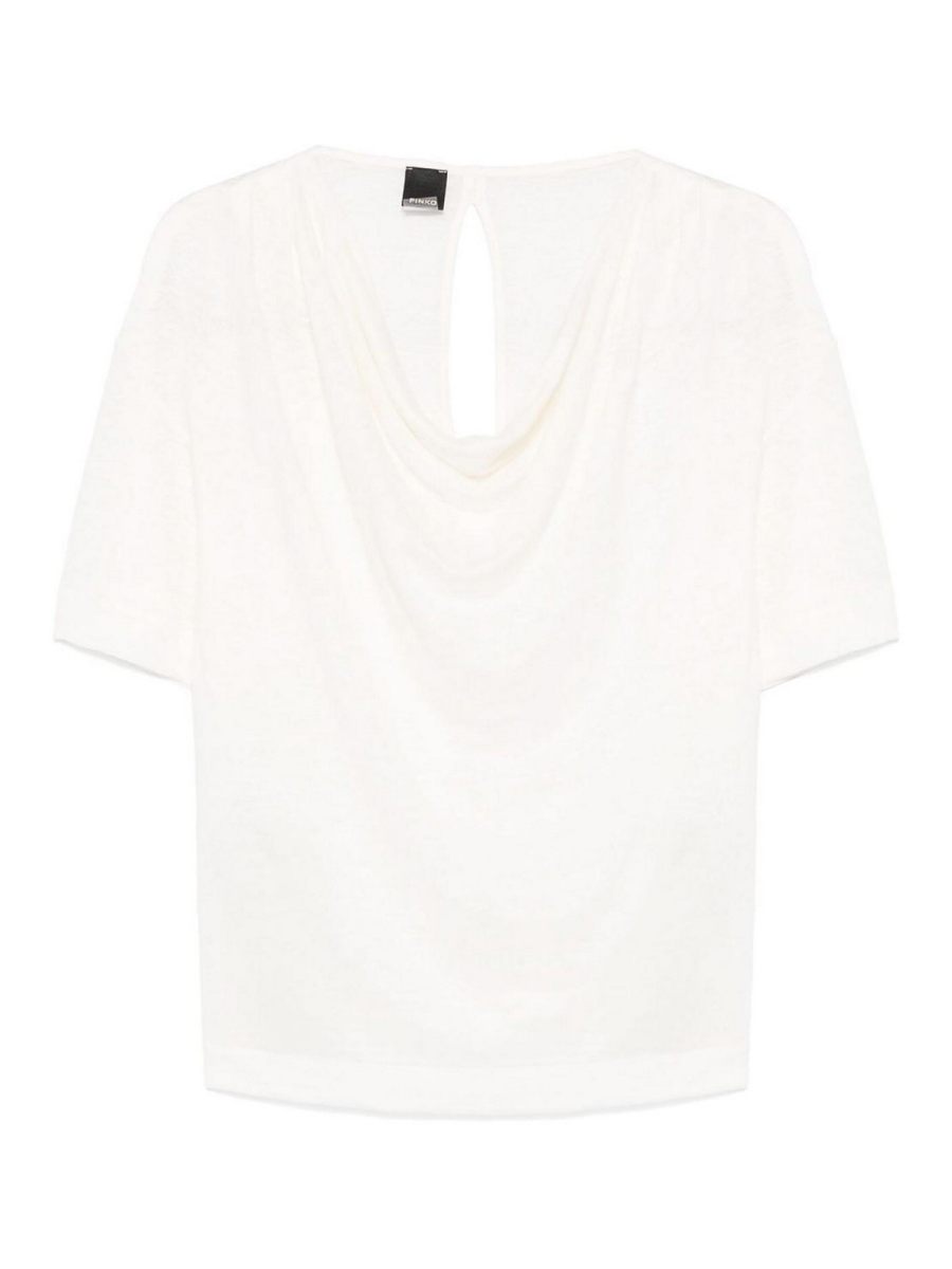 Pinko Pull Col Rond - Blanc