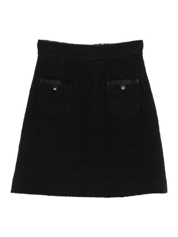 Dolce & Gabbana Jupe Midi - Noir
