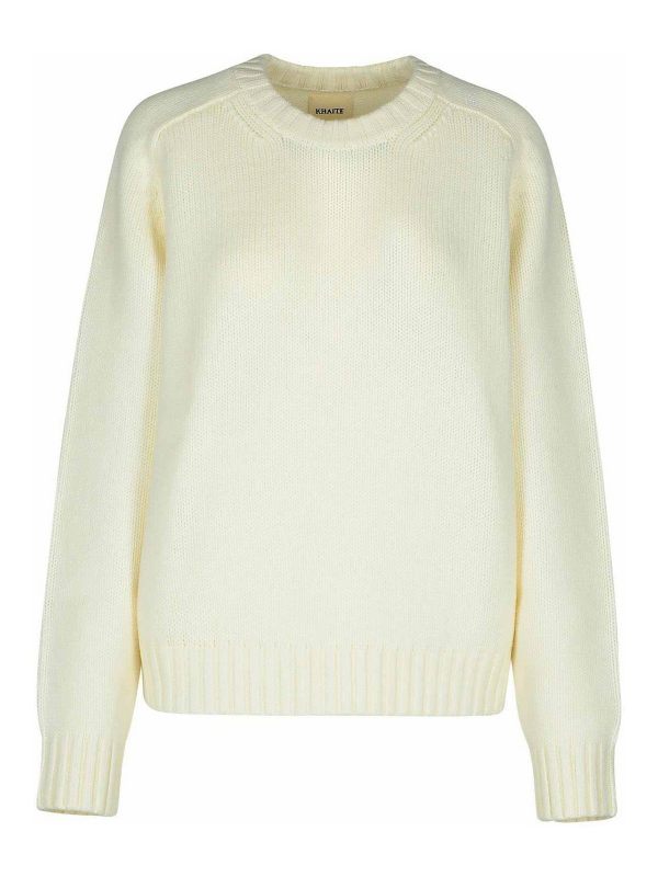 Khaite Pull Col Rond - Crème