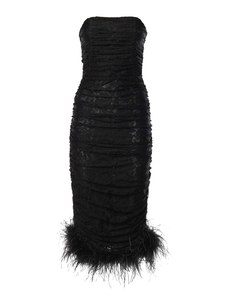 Alberto Audenino Robe Au Genou - Noir