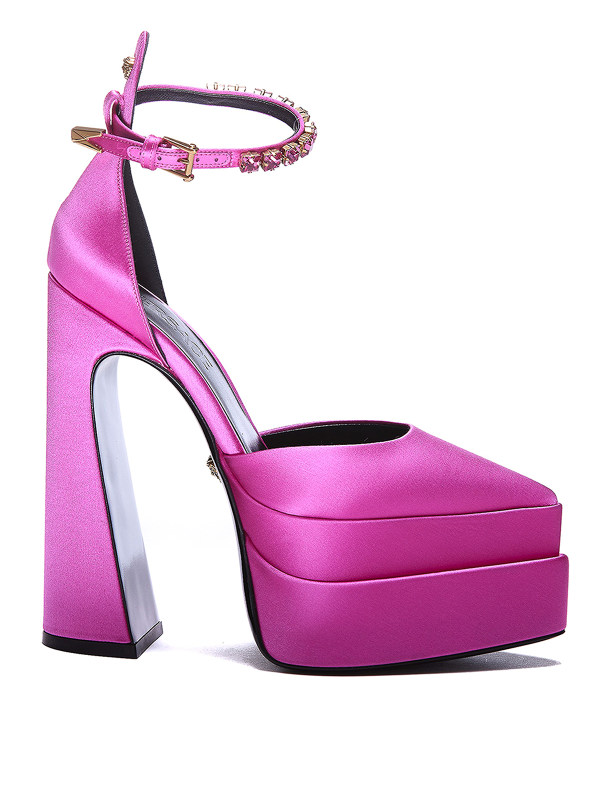 Versace Chaussures À Talon - Fuchsia