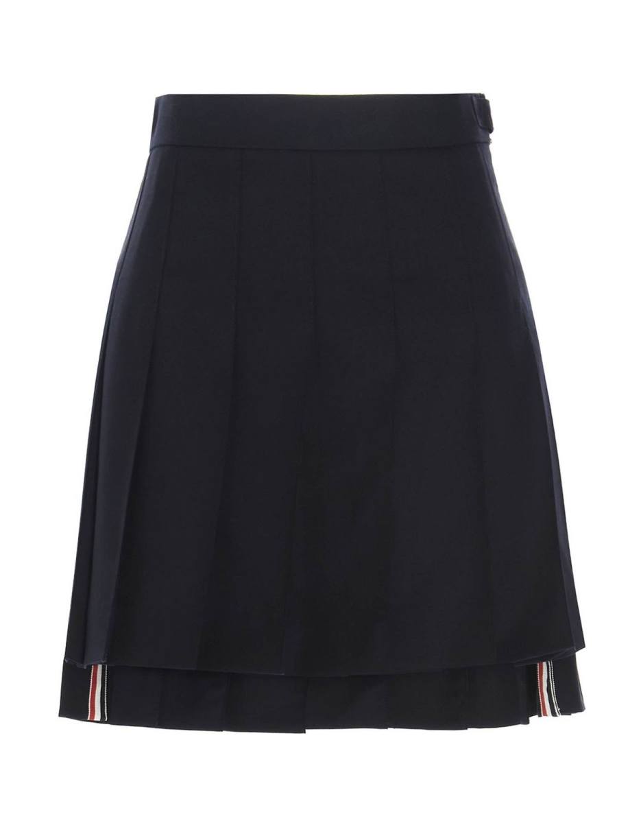Thom Browne Mini Jupe - Bleu
