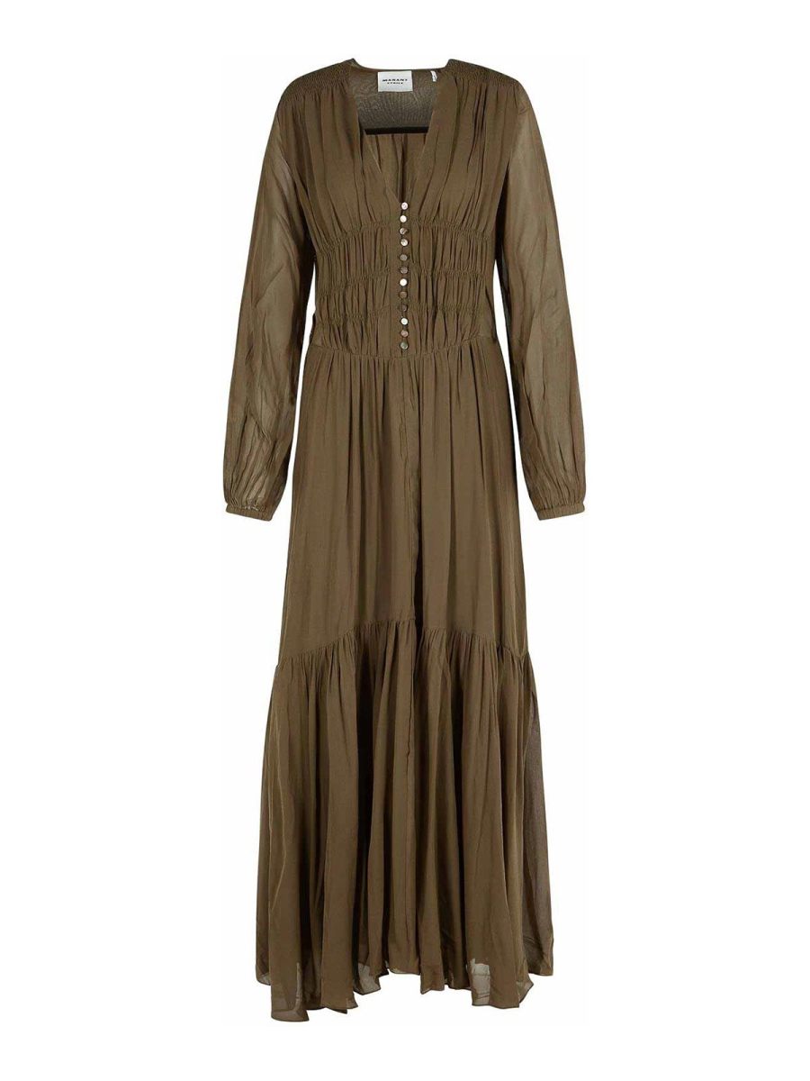 Isabel Marant Maxi Robe - Vert
