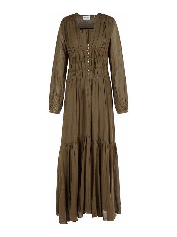 Isabel Marant Maxi Robe - Vert