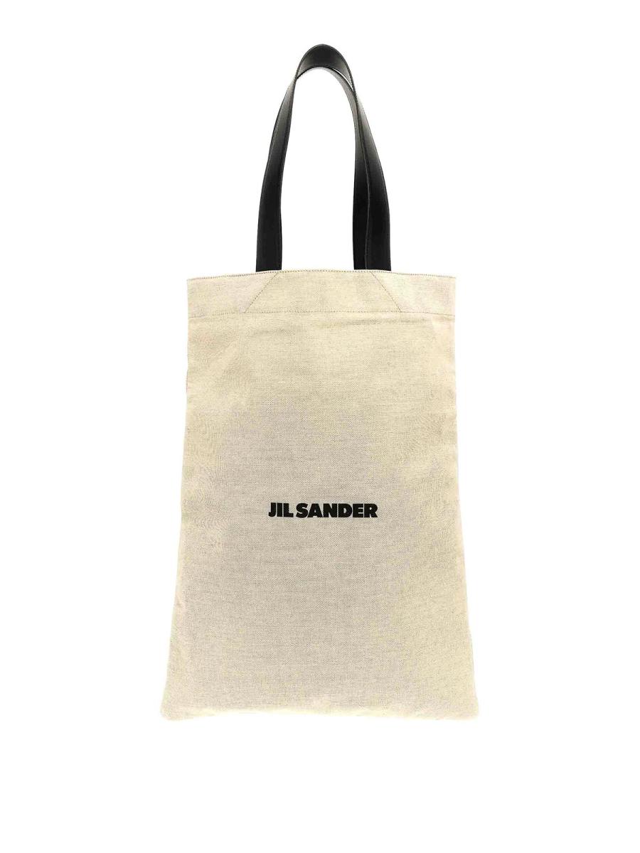Jil Sander Sac Cabas - Blanc