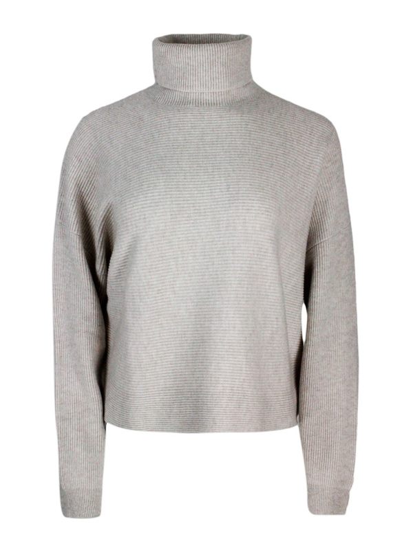Brunello Cucinelli Pull Col Rond - Beige