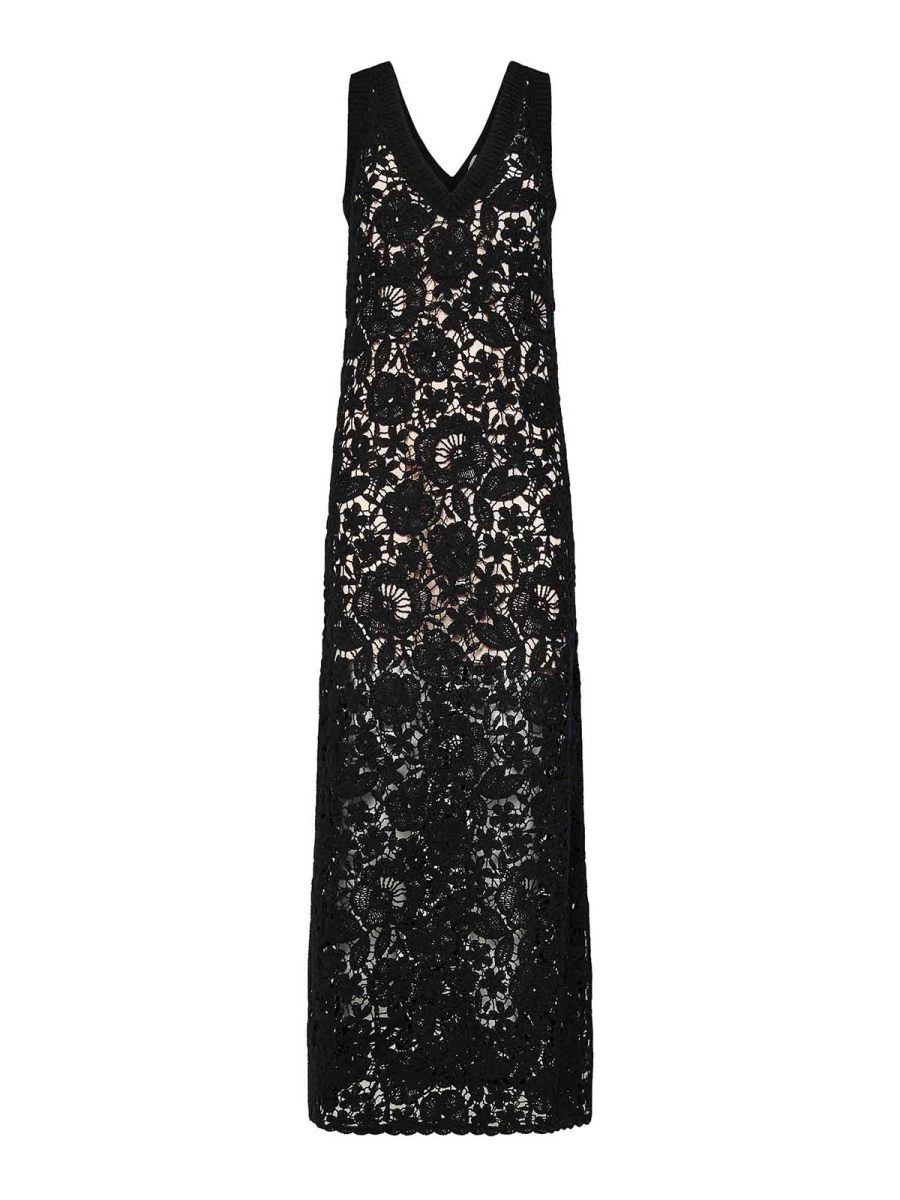 P. A.R. O.S. H. Maxi Robe - Noir