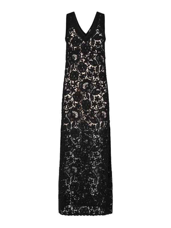 P. A.R. O.S. H. Maxi Robe - Noir