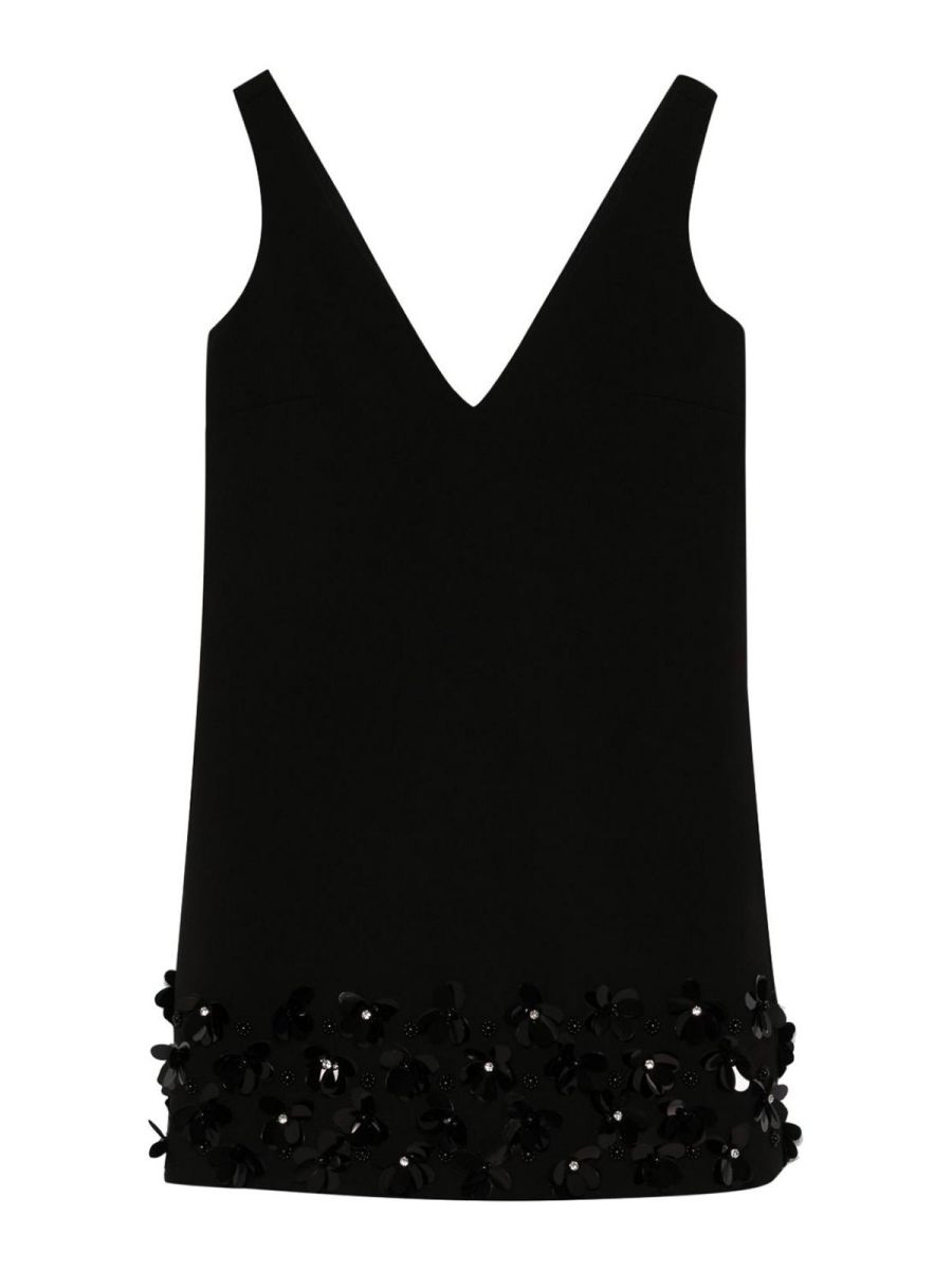 Self Portrait Robe Courte - Noir