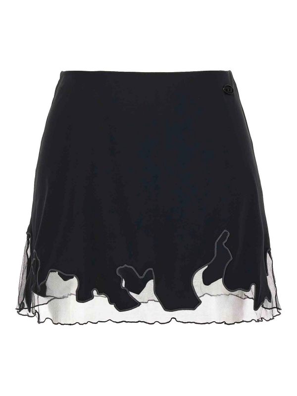 Diesel Jupe Midi - Noir