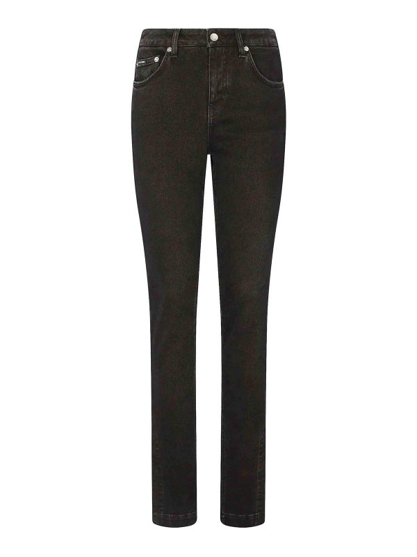 Dolce & Gabbana Jean Droit - Noir