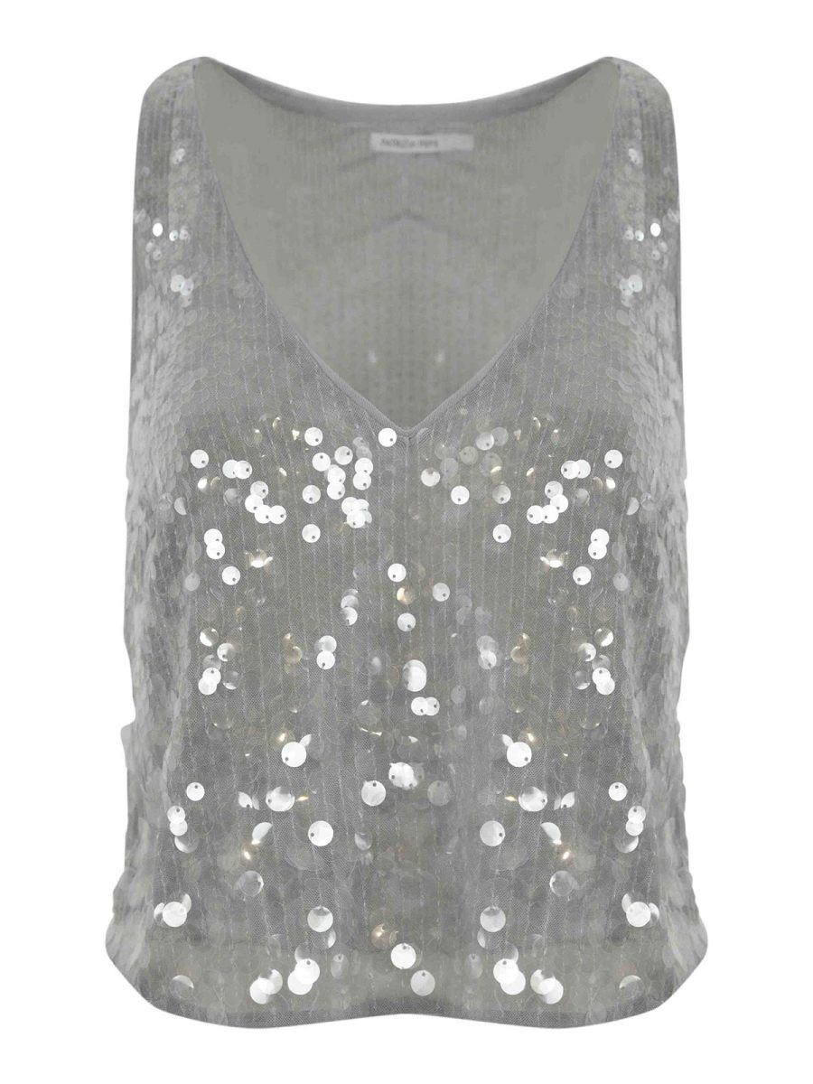 Patrizia Pepe Top - Gris