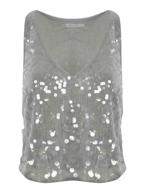 Patrizia Pepe Top - Gris