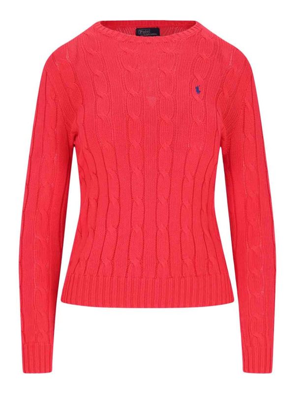 Polo Ralph Lauren Pull Col Rond - Rouge