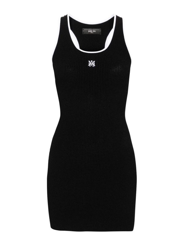 Amiri Robe Courte - Noir