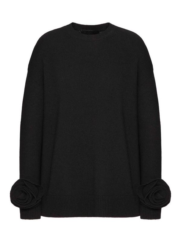 Valentino Garavani Pull Col Rond - Noir