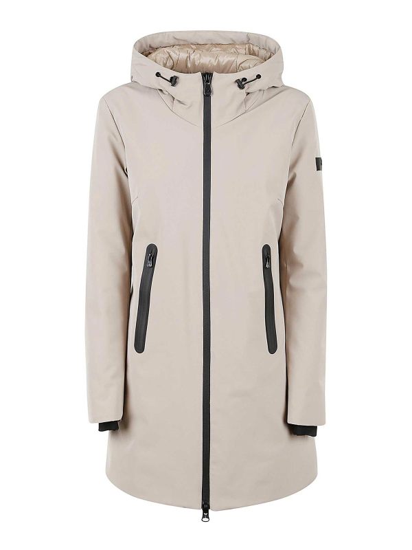 Peuterey Manteau Au Genou - Beige