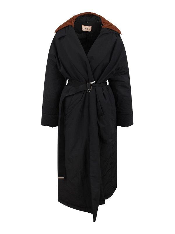 Plan C Manteau Court - Noir