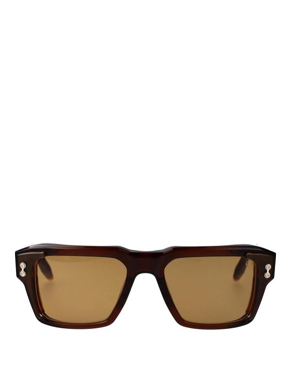 Akoni Lunettes De Soleil - Marron