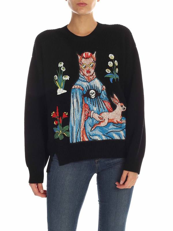 Vivetta Pull Col Rond - Noir