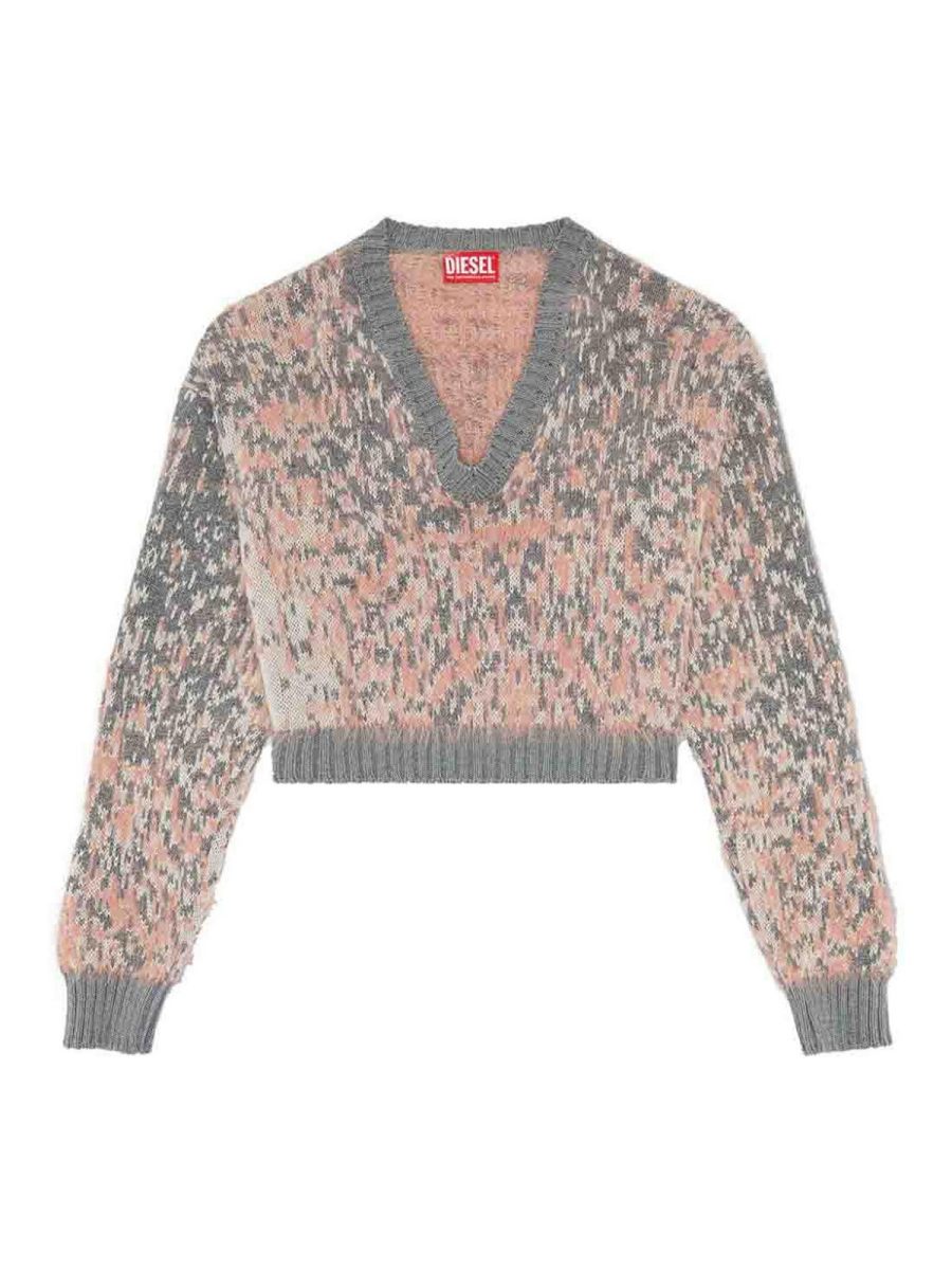 Diesel Pull Col Bateau - Noir