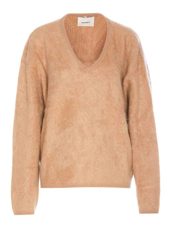 Lisa Yang Pull Col Rond - Beige