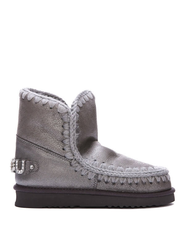 Mou Bottines - Gris Clair