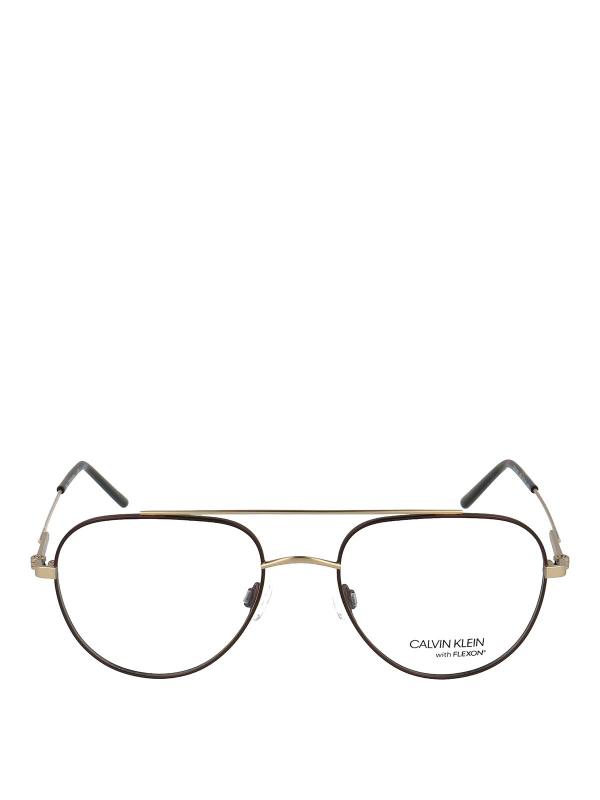 Calvin Klein Lunettes - Marron