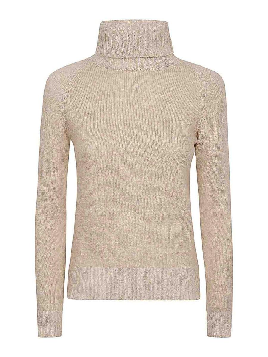 Base Pull Col Rond - Beige