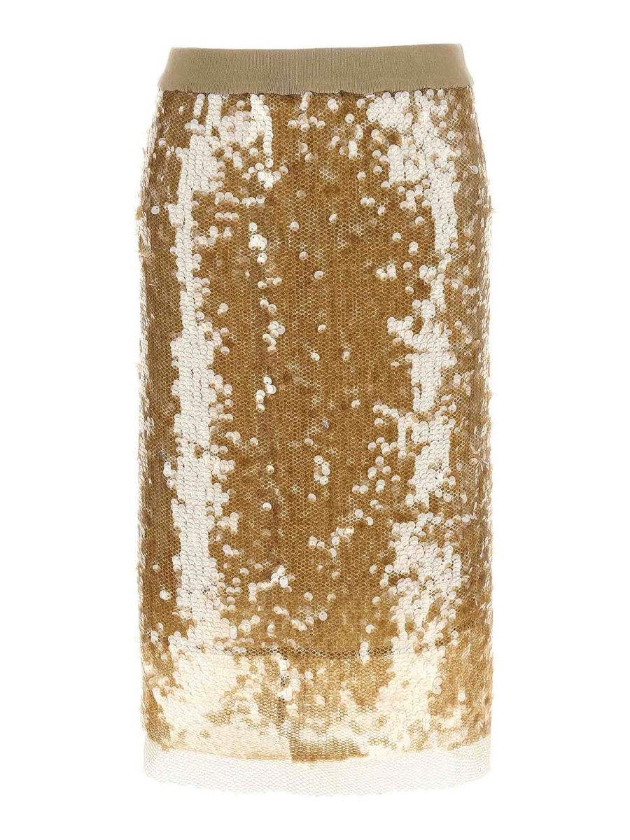 Nude Jupe Midi - Beige