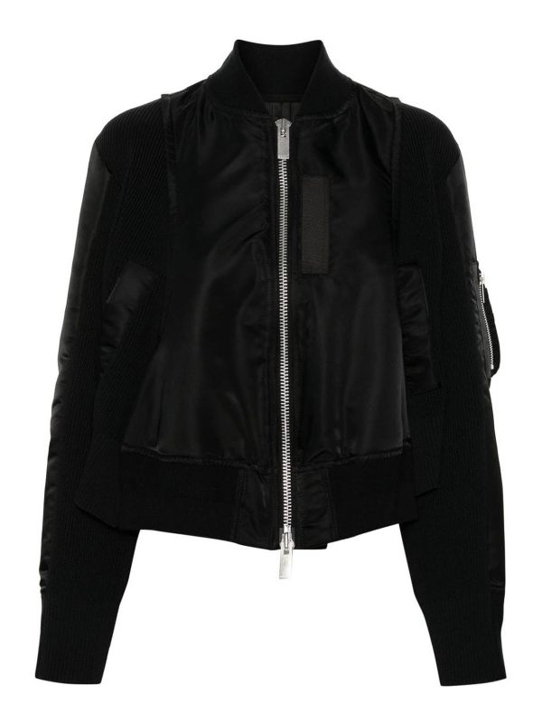Sacai Veste Casual - Noir