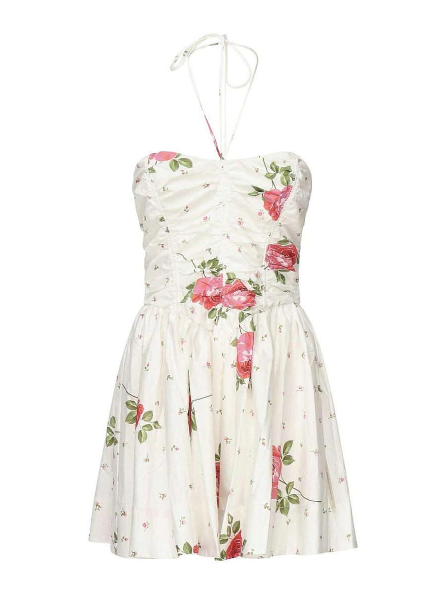 For Love & Lemons Robe Courte - Blanc