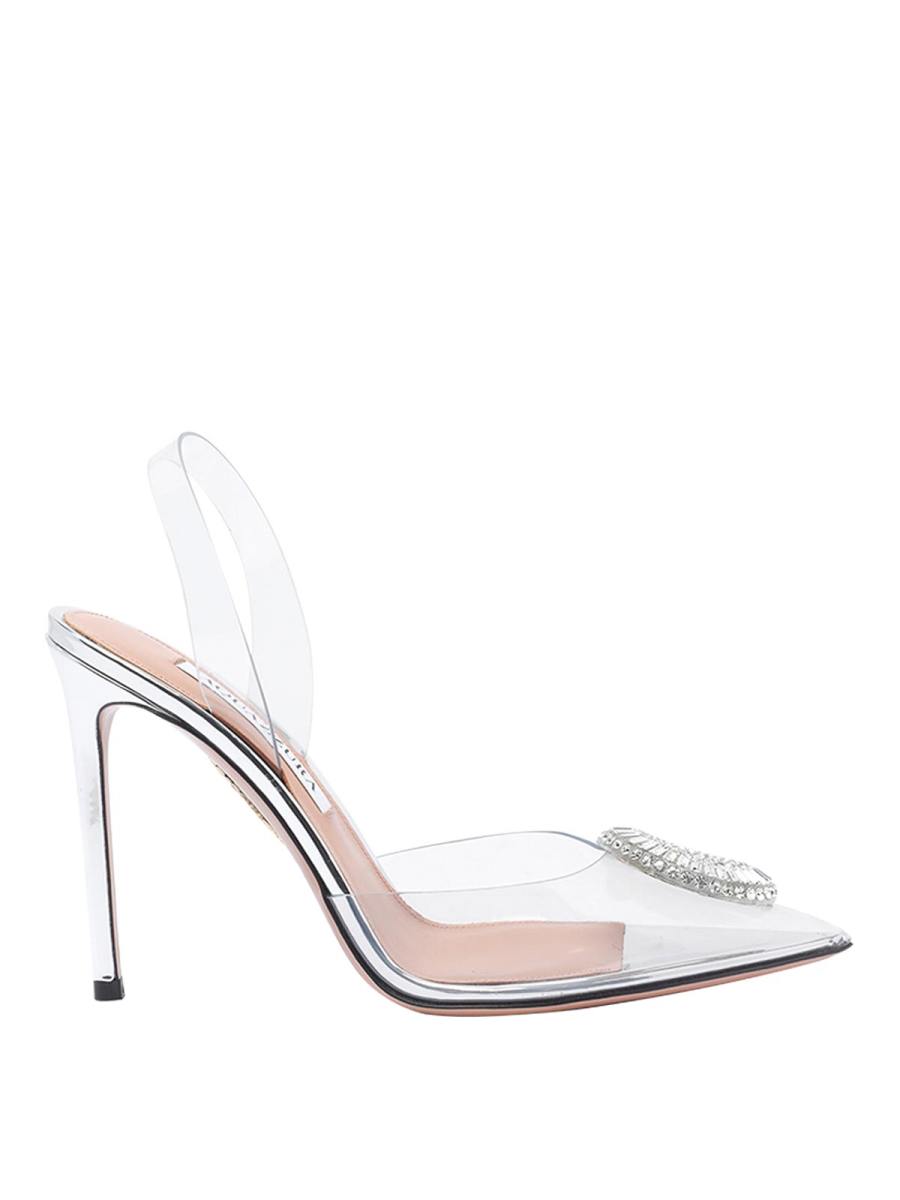 Aquazzura Chaussures À Talon - Argent