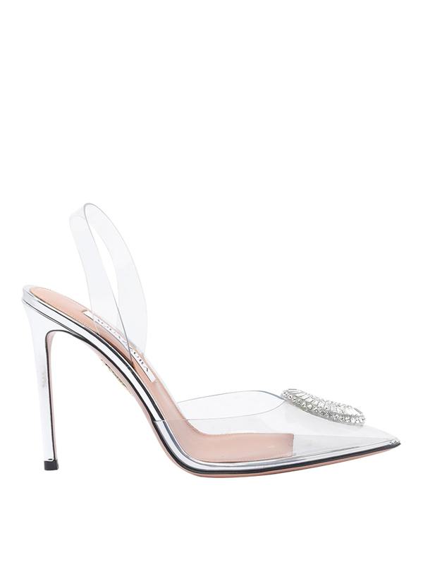 Aquazzura Chaussures À Talon - Argent