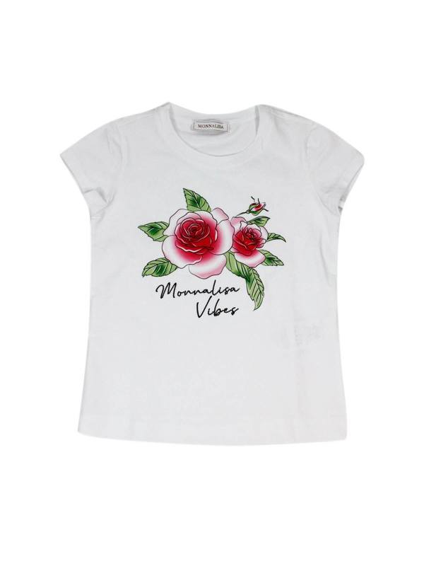 Monnalisa T-Shirt - Blanc