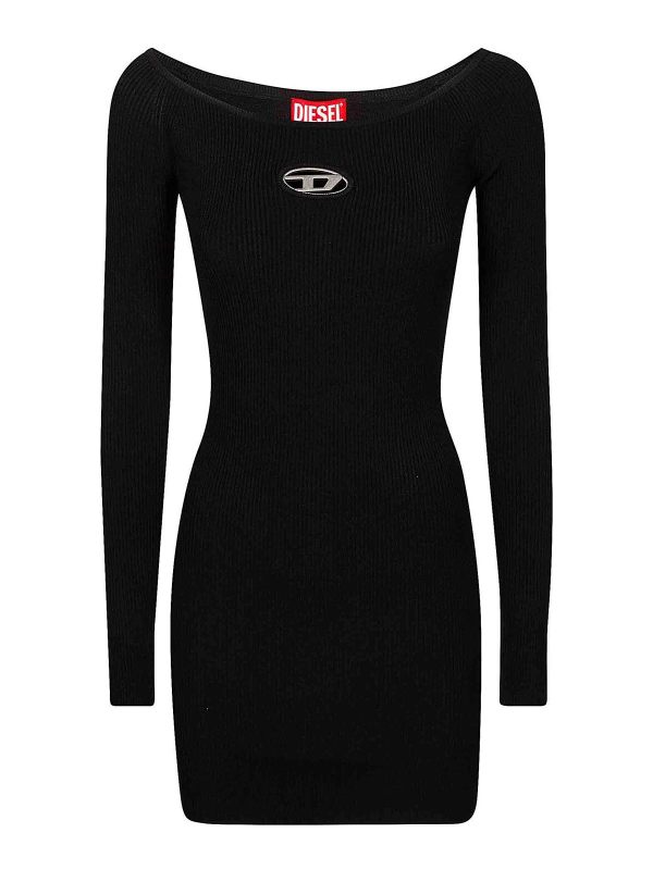 Diesel Maxi Robe - Noir