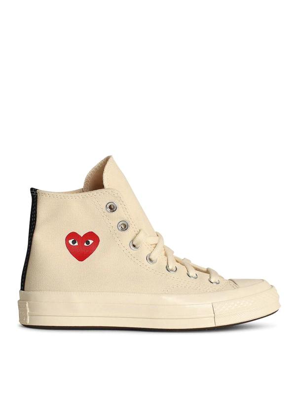 Comme Des Garcons Baskets - Blanc