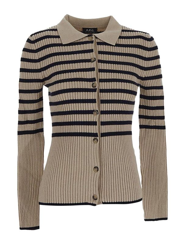 A. P.C. Pull Col Rond - Blanc