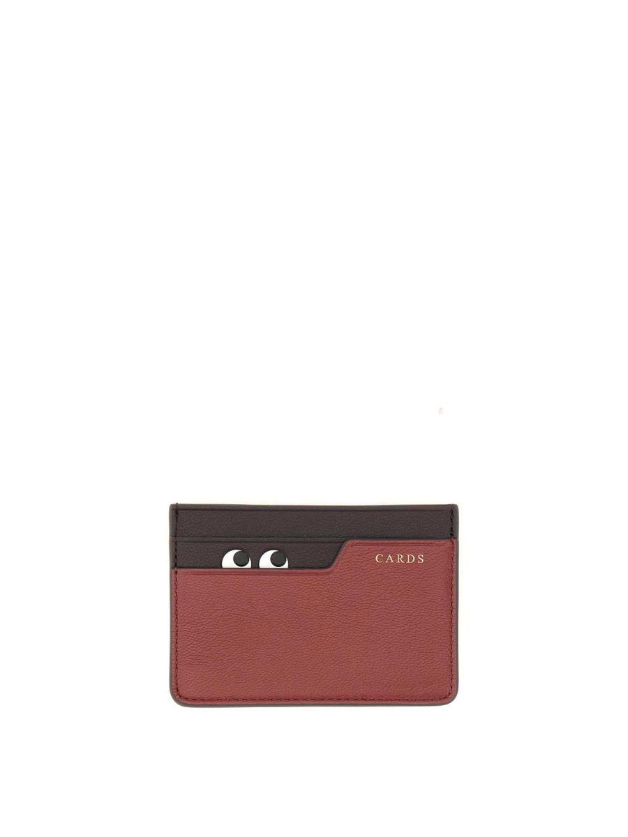 Anya Hindmarch Portefeuilles - Rouge Bru