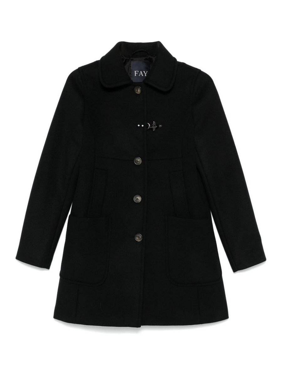 Fay Manteau Court - Noir