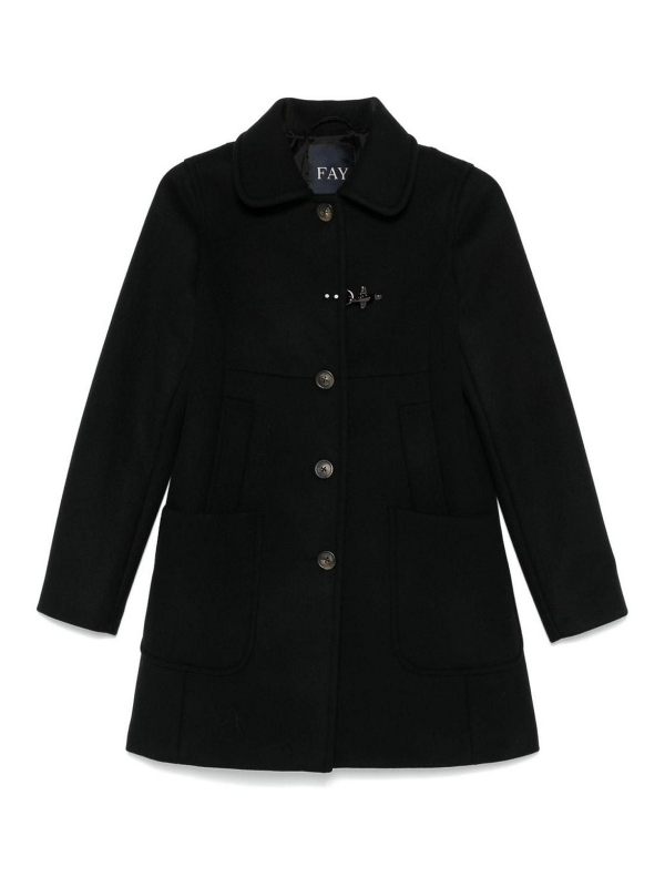 Fay Manteau Court - Noir