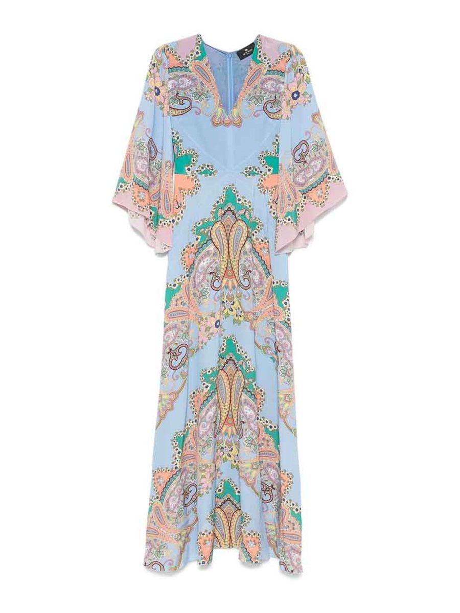 Etro Robe Au Genou - Bleu