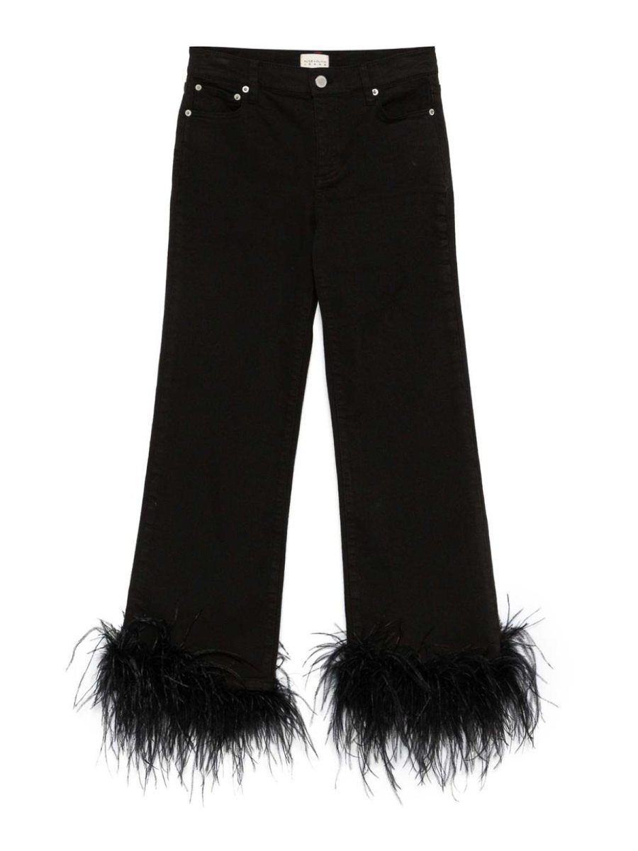 Alice+Olivia Jean Droit - Noir