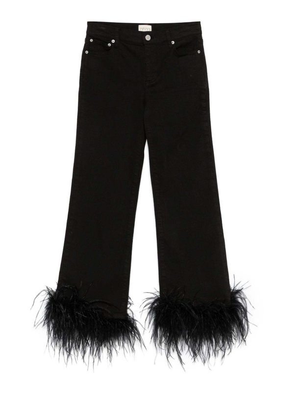 Alice+Olivia Jean Droit - Noir