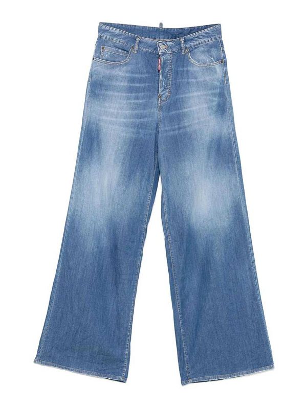 Dsquared2 Pantalons Décontractés - Bleu