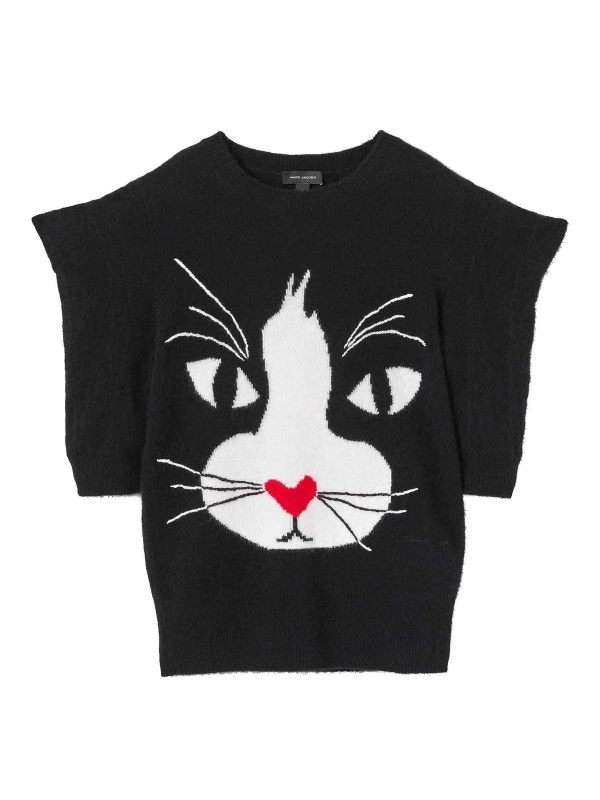 Marc Jacobs Pull Col Bateau - Noir