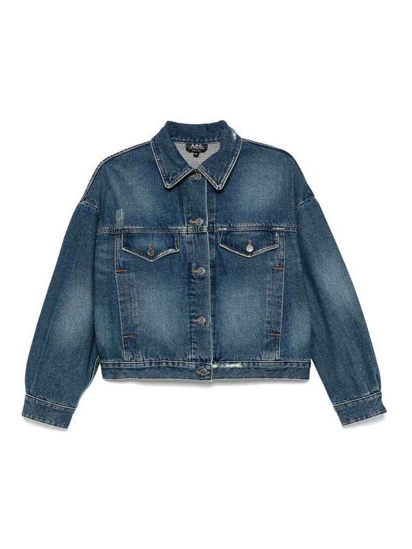 A. P.C. Veste En Jean - Bleu