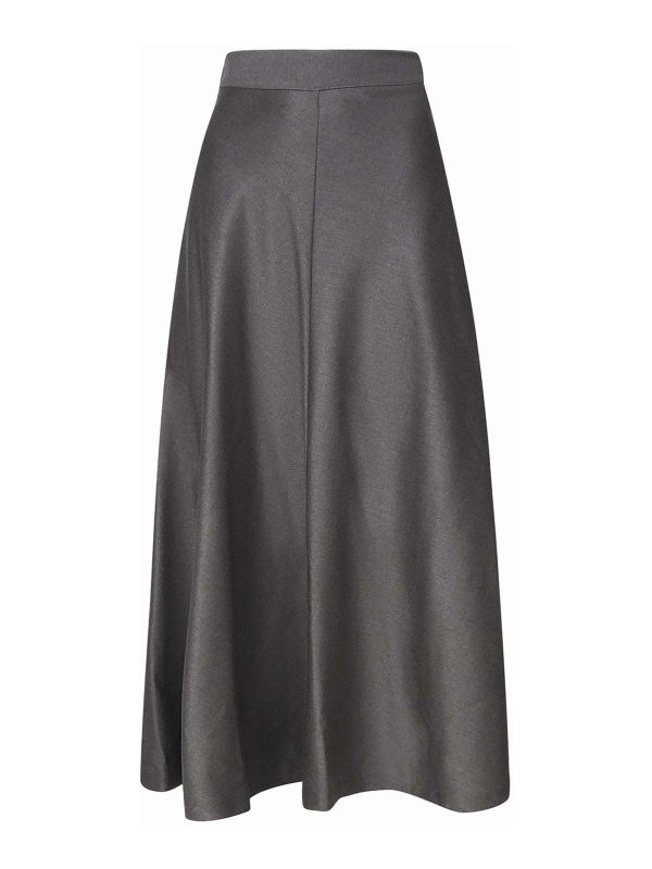 Mariuccia Jupe Midi - Gris