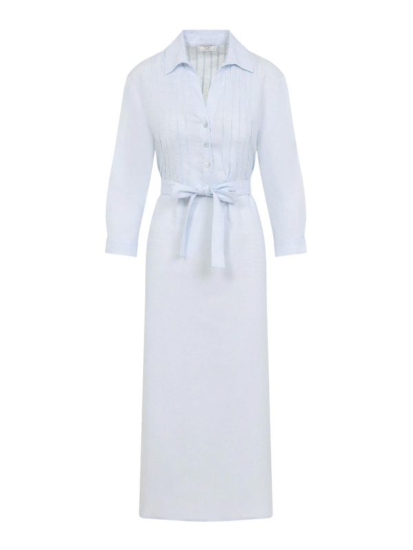 Peserico Robe Au Genou - Bleu Clair
